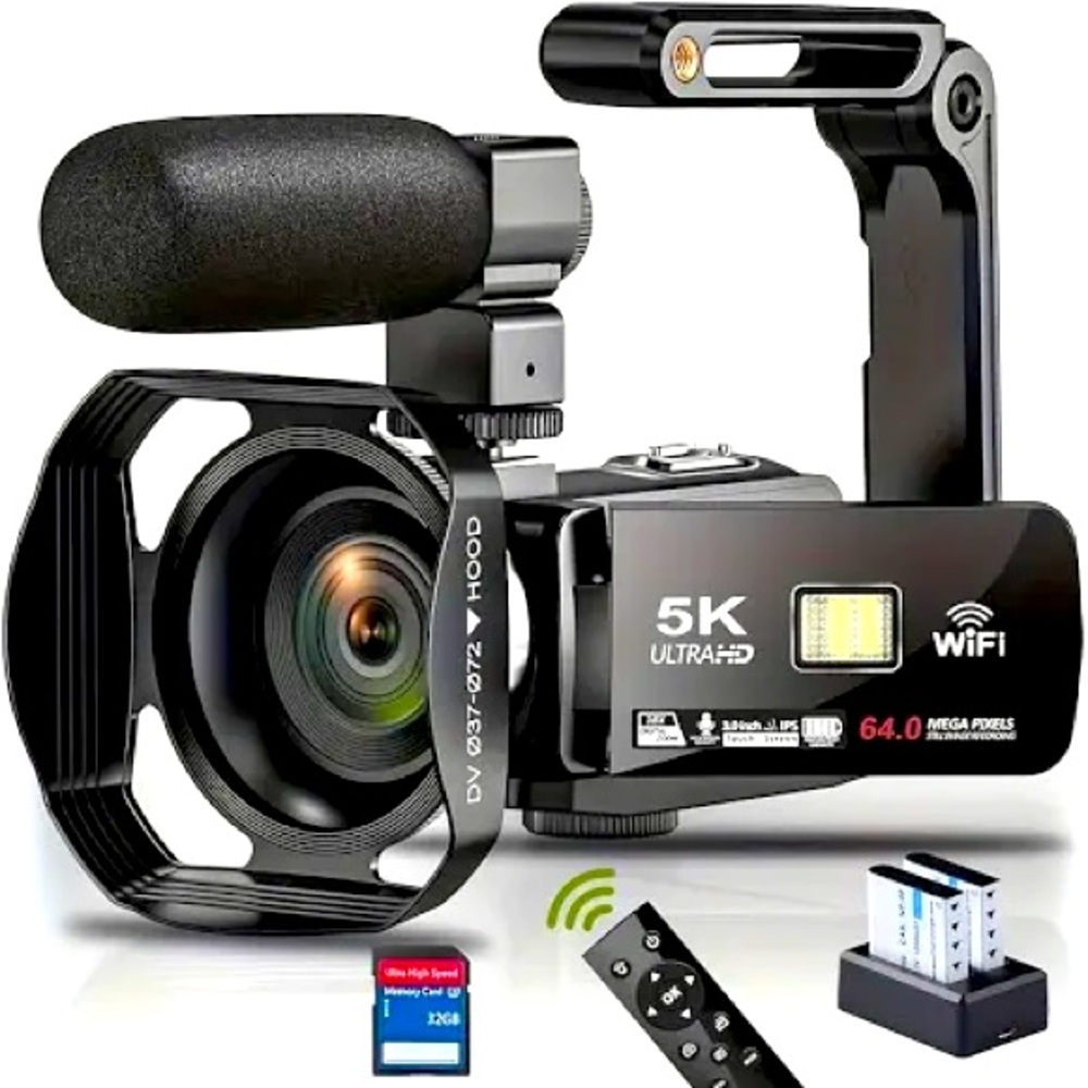 HD 64 MP 5K Video Camcorder Brand New Deluxe